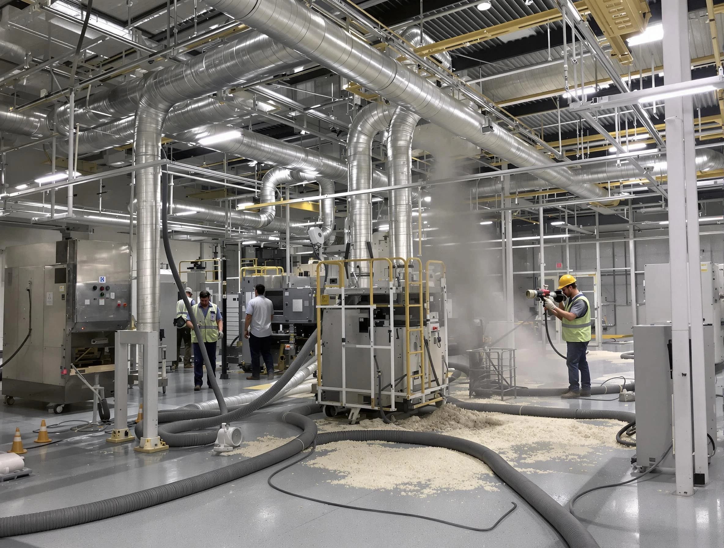 Heavy-duty industrial duct cleaning by Sun City Air Duct Cleaning in Sun City