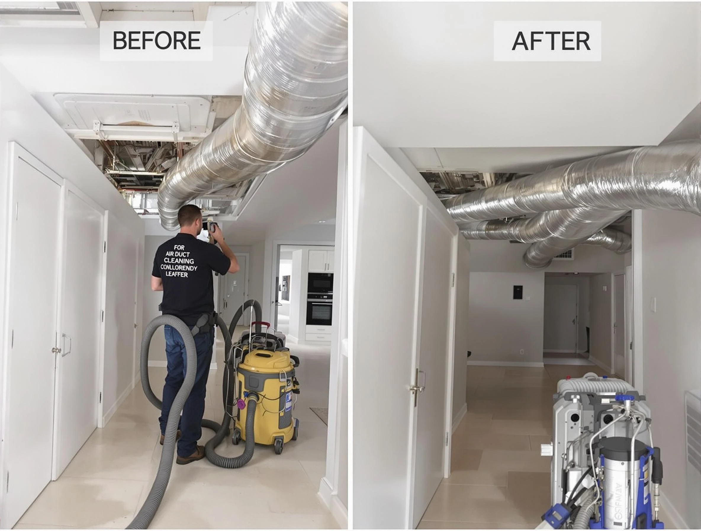 Sun City Air Duct Cleaning professional performing thorough air duct cleaning in Sun City