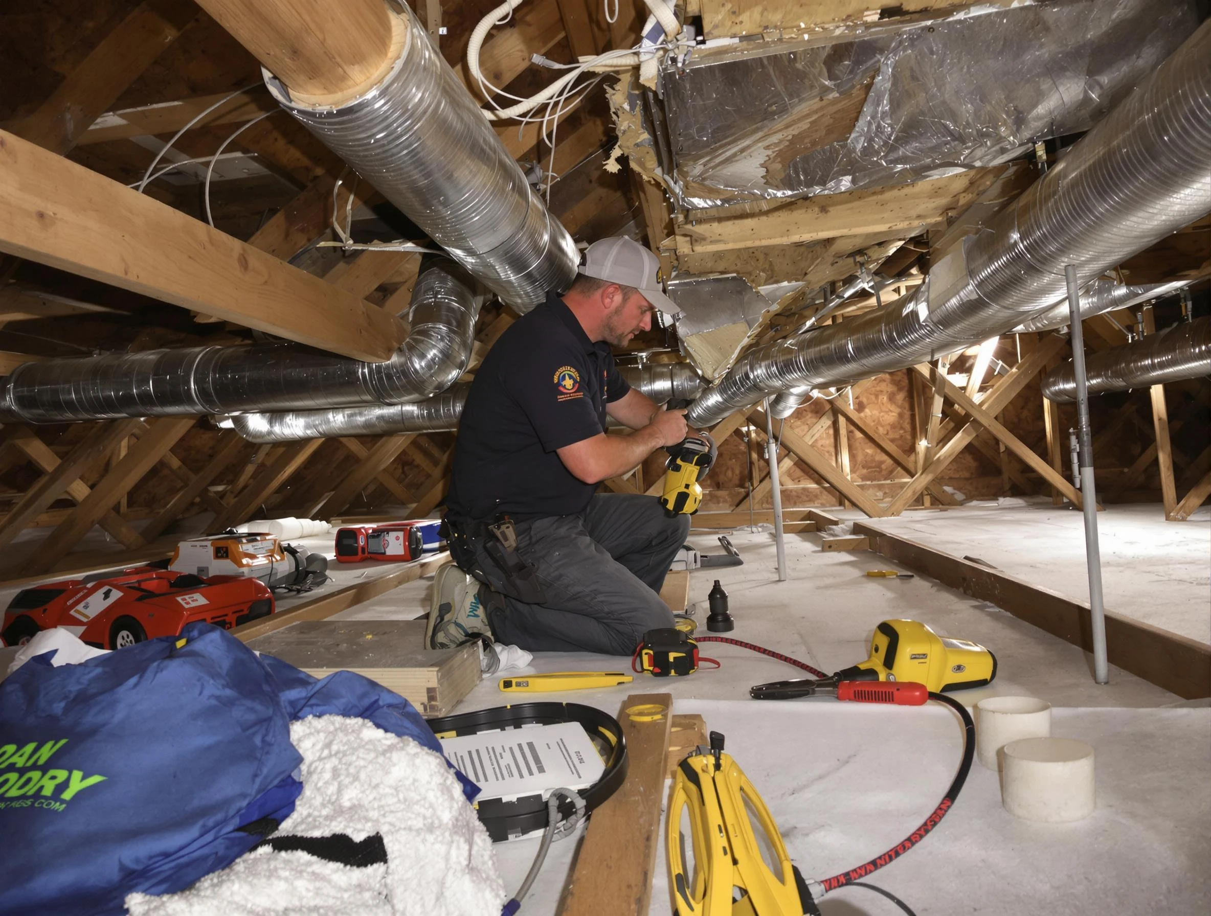 Professional air duct repair by Sun City Air Duct Cleaning in Sun City