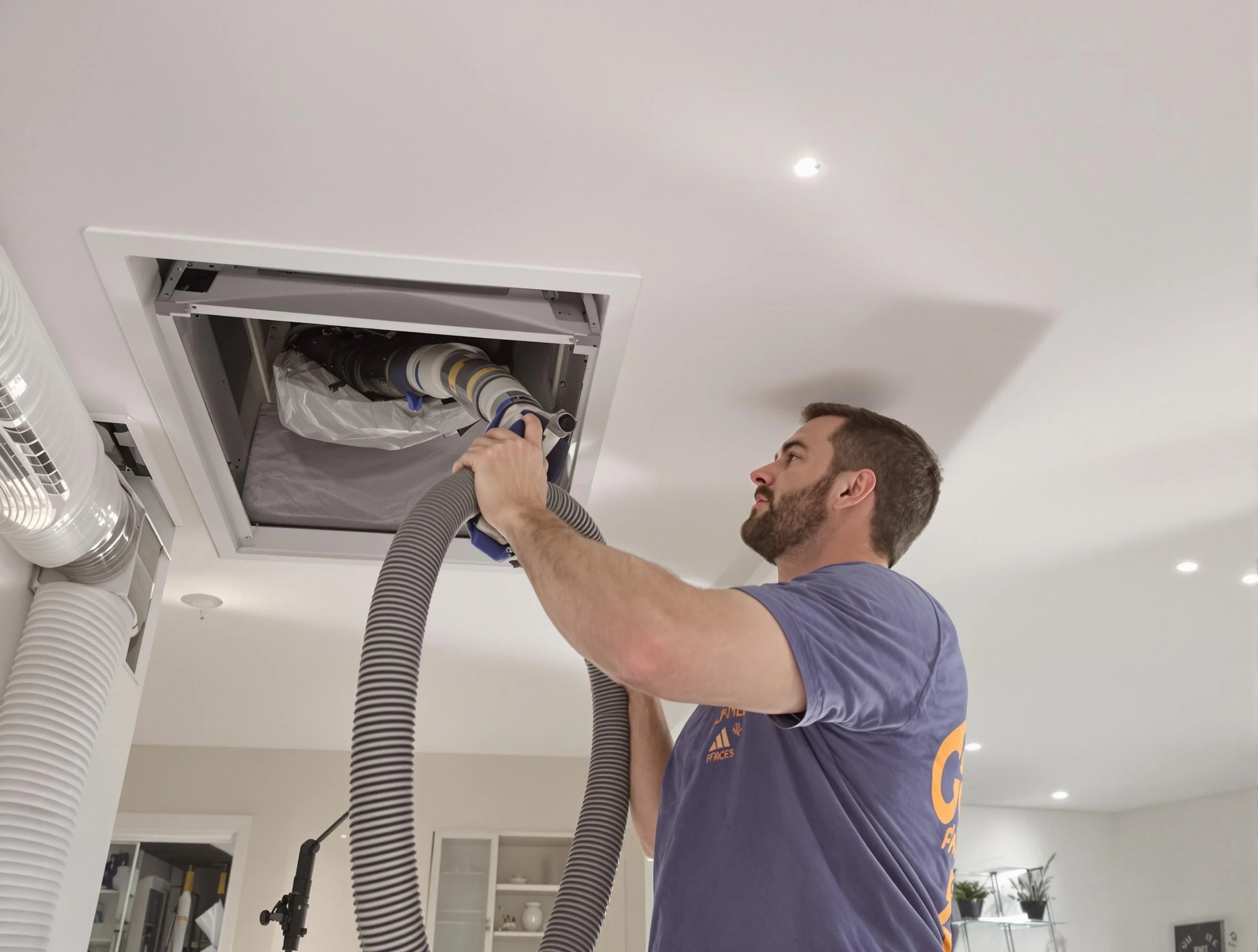 Precision indoor duct cleaning by Sun City Air Duct Cleaning in Sun City
